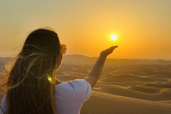 Dubai Desert Dune Drive: Sunset Sandboarding & Camel Ride Safari photo 3