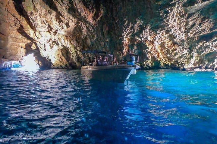 Blue Cave Kotor Boat Tour: Swim the Blue Cave, Mamula & Our Lady of the Rock in 3 Hours photo 3