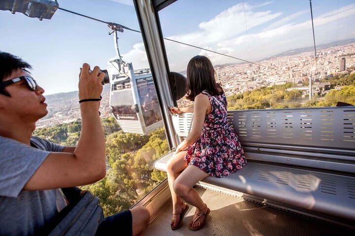 Montjuïc Cable Car & Castle Walking Tour — From La Boqueria to Skyline Views photo 1