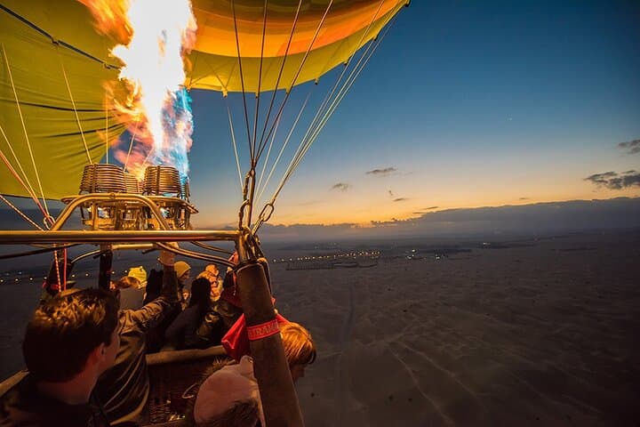 Sunrise Hot Air Balloon Over Dubai Desert with Falcon Show & Camel Experience photo 4