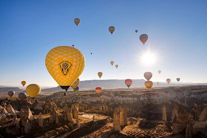 Sunrise Hot Air Balloon Flight Over Göreme with Champagne & Breakfast photo 2