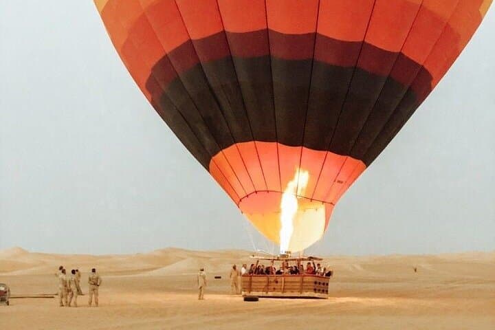 Dubai Desert Balloon Sunrise with Falcon Show and Camel Ride photo 3