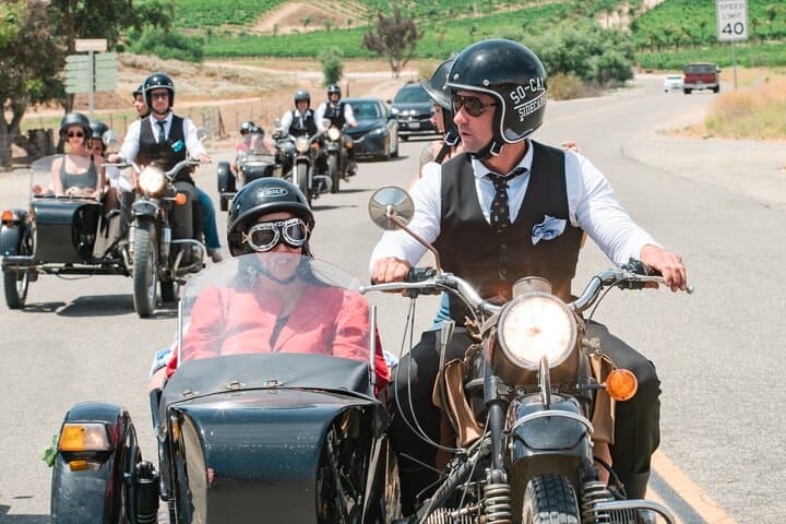 Sonoma Private Tandem Sidecar Winery Tour — 3-Hour Sidecar Wine Tasting