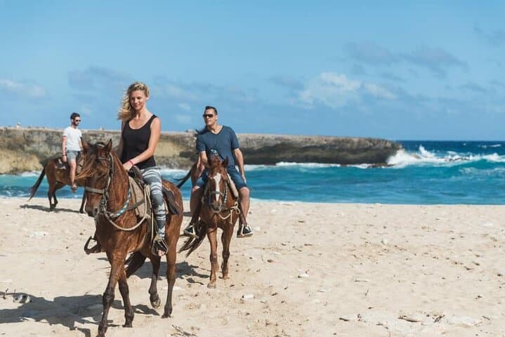 Horseback Riding at Wariruri Beach, Aruba — 90-Min North Coast Tour photo 1