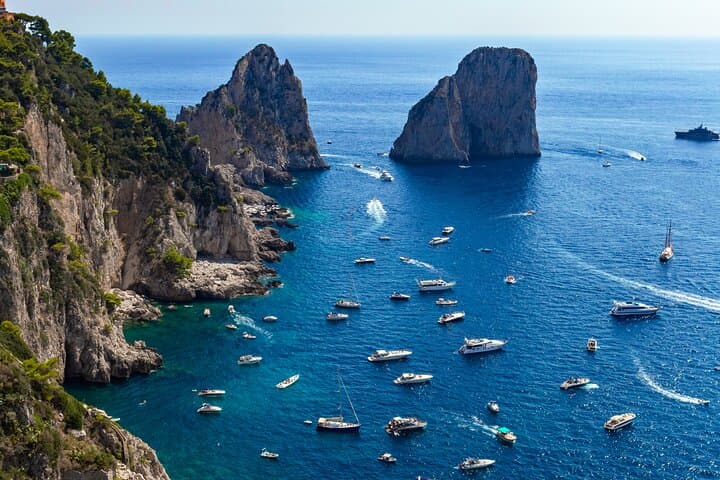 Capri & Anacapri in a Day: Private Tour from Naples with Mount Solaro Chairlift