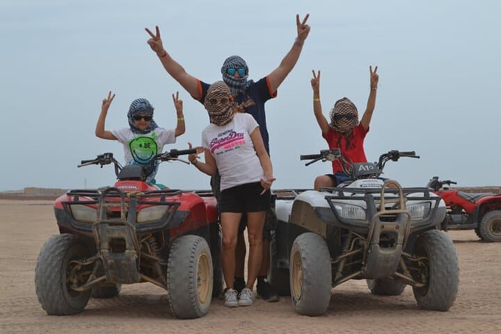 Hurghada Super Safari: ATV & Buggy Desert Adventure with Bedouin Dinner