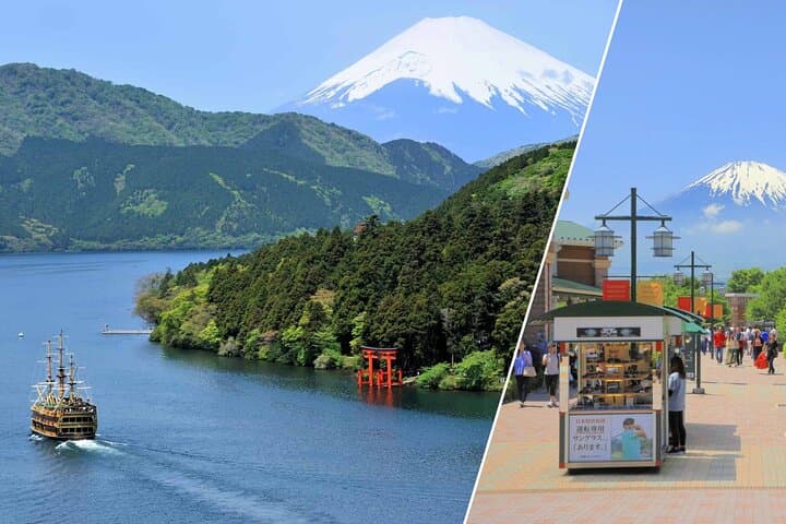 Private Hakone & Gotemba Day Trip from Tokyo — Owakudani, Lake Ashinoko & Gotemba Outlets