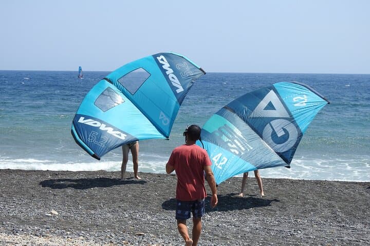 Learn Wingfoiling in Santorini: Beginner Lessons on Perissa Beach photo 6