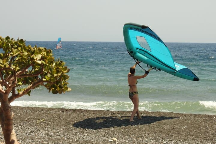 Learn Wingfoiling in Santorini: Beginner Lessons on Perissa Beach photo 5