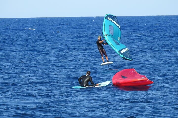 Learn Wingfoiling in Santorini: Beginner Lessons on Perissa Beach