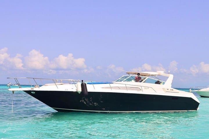 Private 46ft Yacht Rental in Cancun — Isla Mujeres Snorkel & Sunset Cruise photo 2