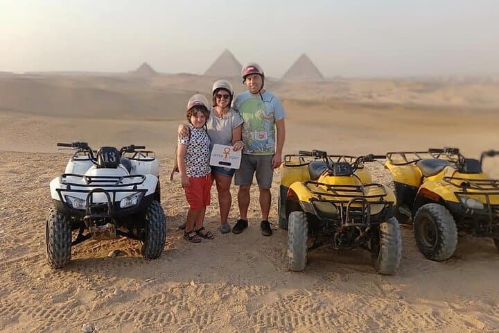 Giza Pyramids Half-Day Tour with 1-Hour Desert Quad Bike