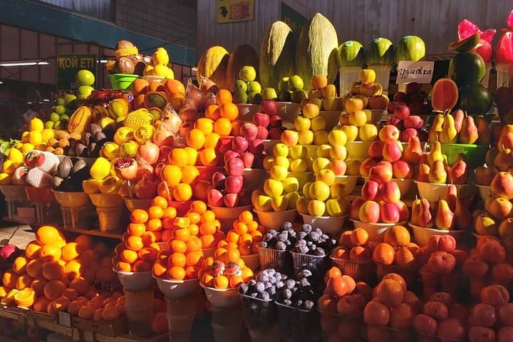 Almaty Walking Food Tour: Green Bazaar, Panfilov Park & Local Flavors photo 2