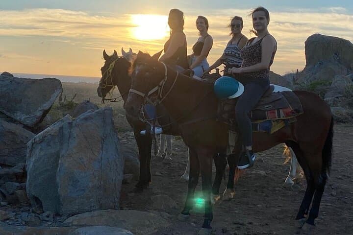 Sunset Horseback Ride Through Aruba's Cunucu Countryside and North Coast