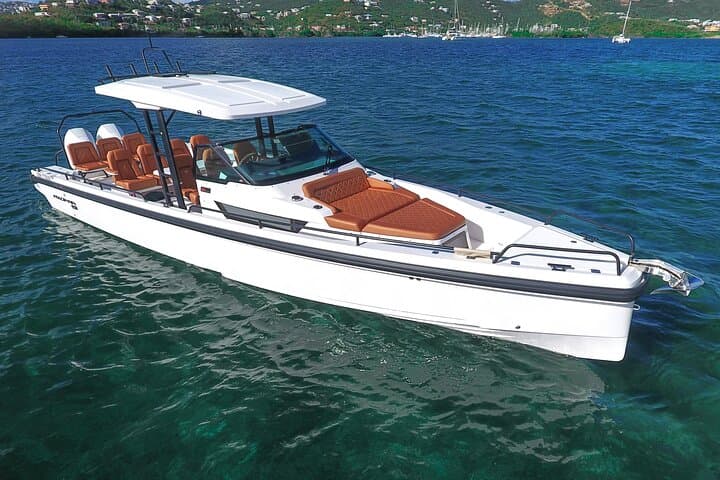 Private 37' Axopar Charter in the US Virgin Islands — St. John & St. Thomas Boat Day