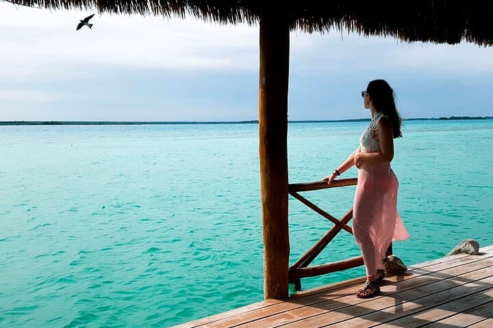Paddle Bacalar: Cenote Azul Swim & Kayak Day Trip from Cancun