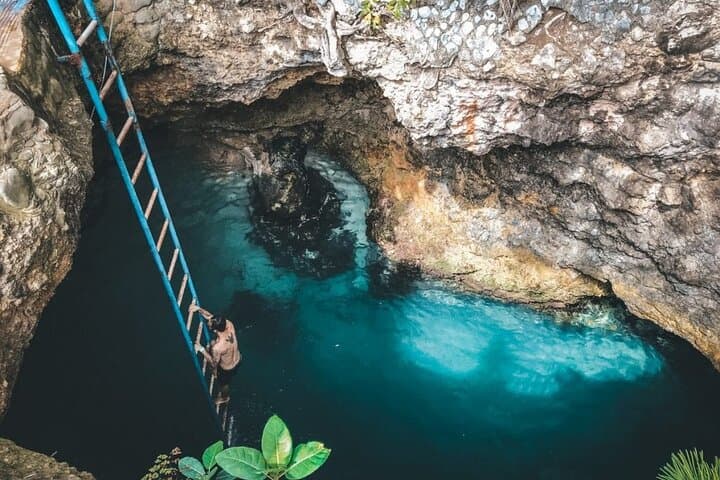 Explore Negril's Seven Mile Beach and Blue Hole Mineral Spring: Beach Tubing Adventure photo 1