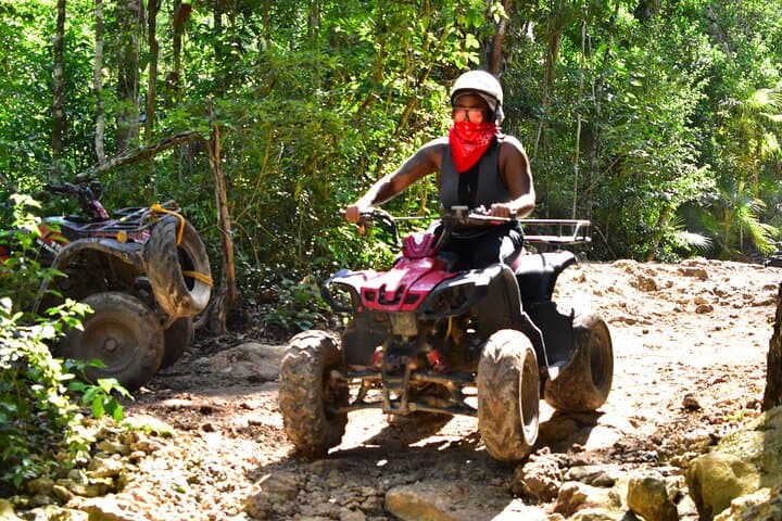 Cancun Jungle ATV, Zipline & Cenote Half-Day Adventure photo 3