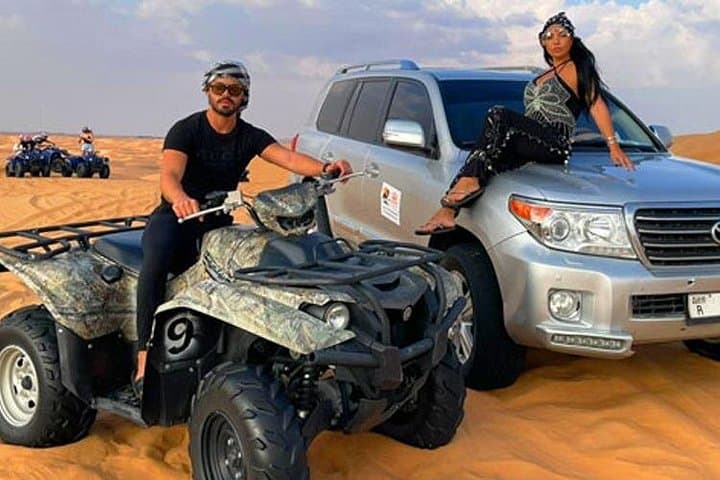 Dubai VIP Evening Desert Safari: Dune Bashing, Camel Rides & BBQ Under Desert Skies photo 2
