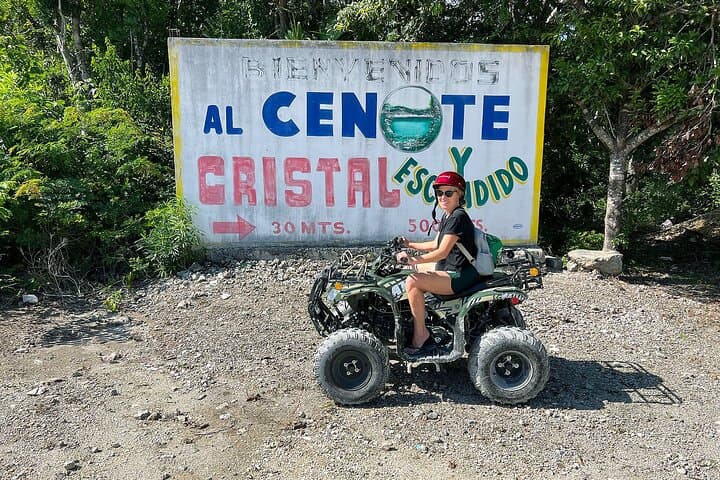 Tulum ATV & E-Bike Cenote Tour: 2 Cenotes, Snorkel and Jungle Cantina Lunch