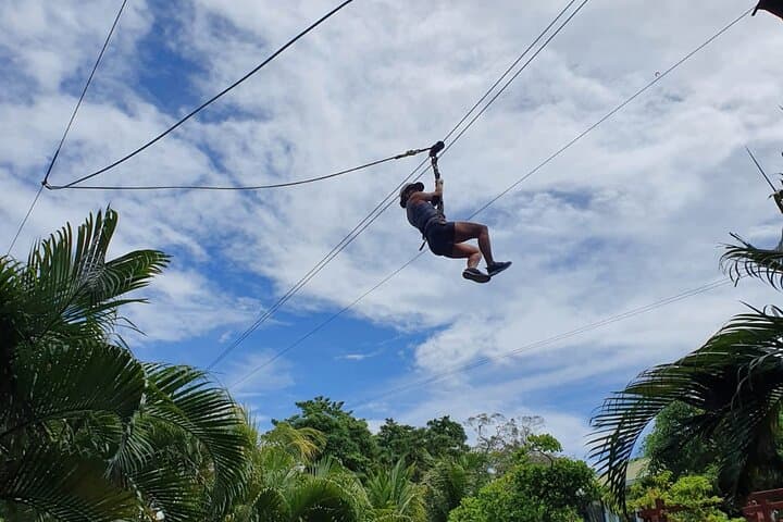 Roatan Zipline, ATV & Wildlife Sanctuary Day Tour with Local Lunch