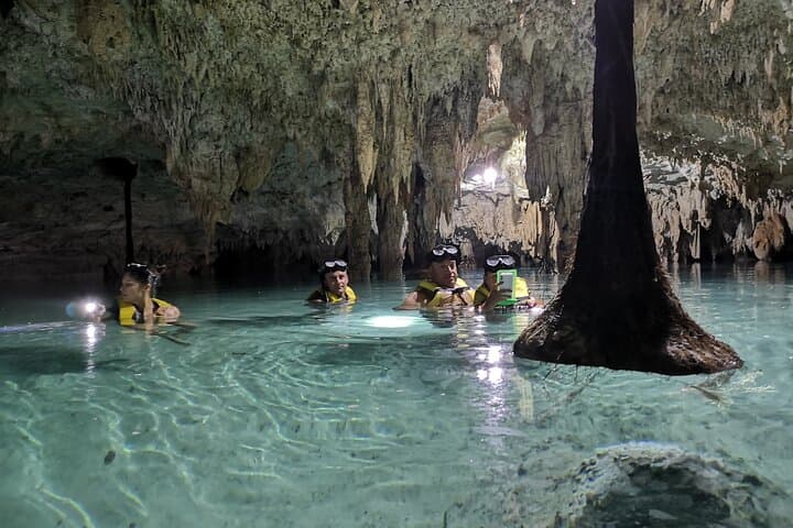Private Cenote Cavern Snorkel—Dream Underground World near Playa del Carmen photo 2