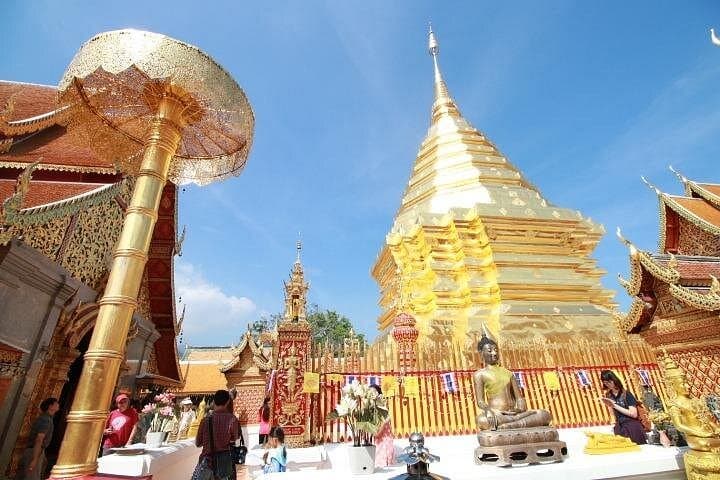 Half-Day Doi Suthep Temple and Hmong Village Tour from Chiang Mai photo 1