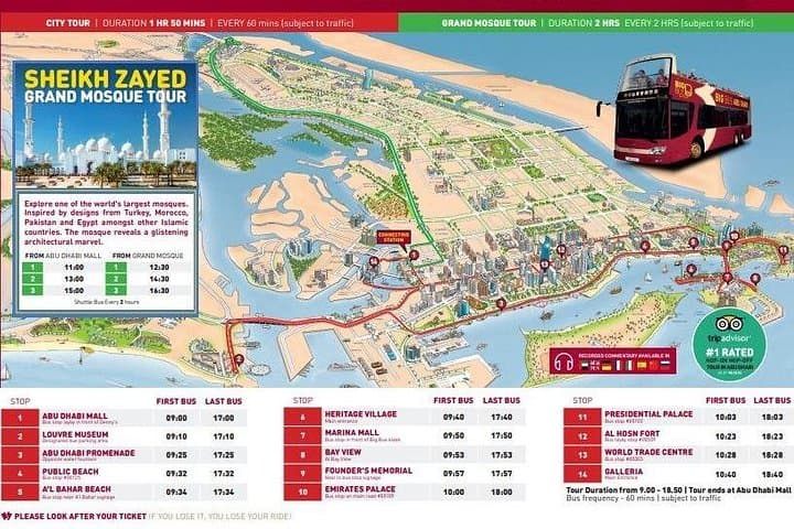 Big Bus Abu Dhabi Hop-On Hop-Off Tour & Sheikh Zayed Mosque Experience photo 3