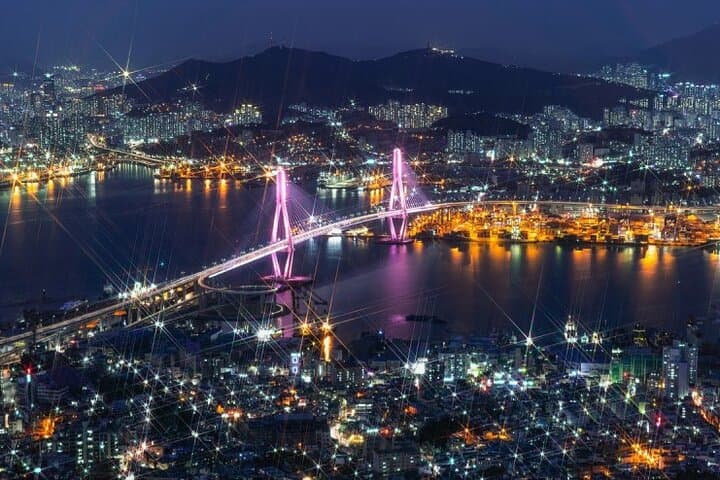 Bongnaesan Night Hike: Busan Port Views from Yeongdo