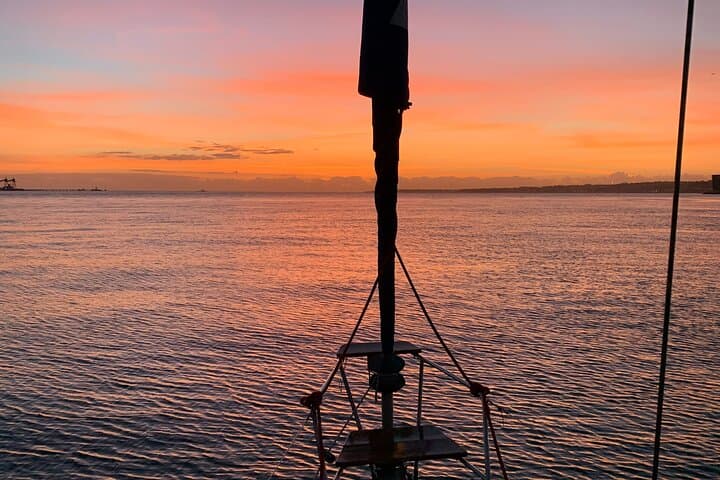 Private Sunset Cruise in Lisbon: Tagus River Evening Boat Tour