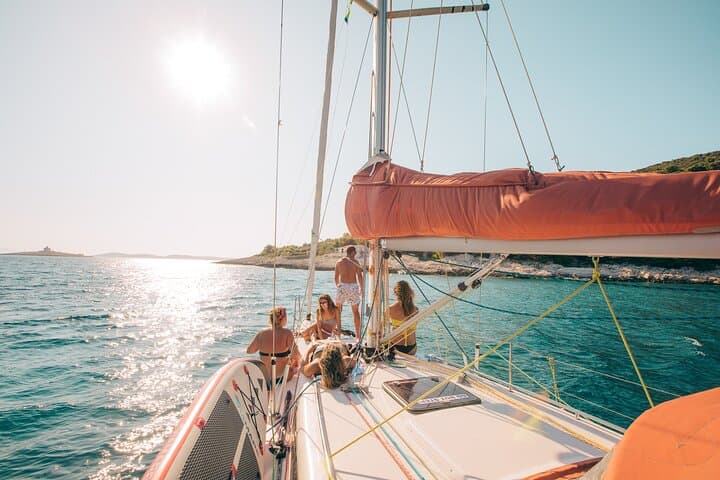 Half-Day Sailing to Pakleni Islands from Hvar — Swim, Snorkel & SUP