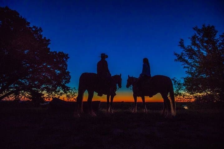 Sunset Horseback Ride at Brazos Bluffs Ranch — Waco Scenic Trail Ride photo 2