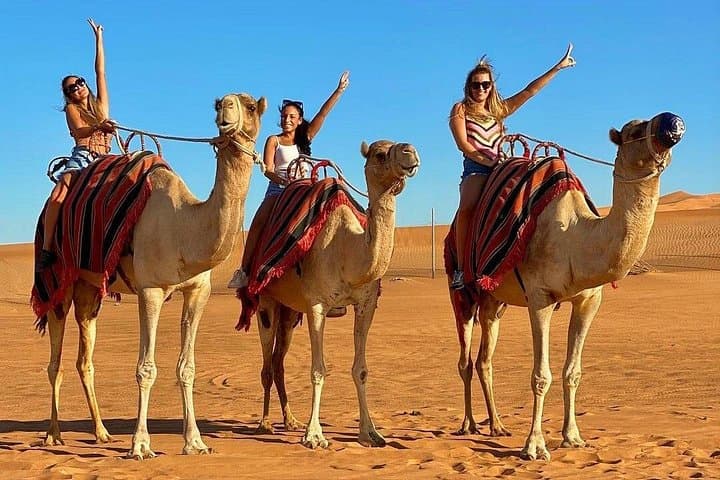 Morning Desert Safari Dubai — Big Red Dune Bashing, Camel Ride & Sandboarding (Private) photo 2
