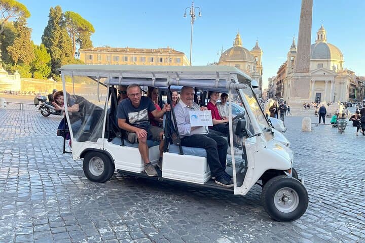 Rome Golf Cart Tour with German Guide: Small-Group Sightseeing in 3 Hours