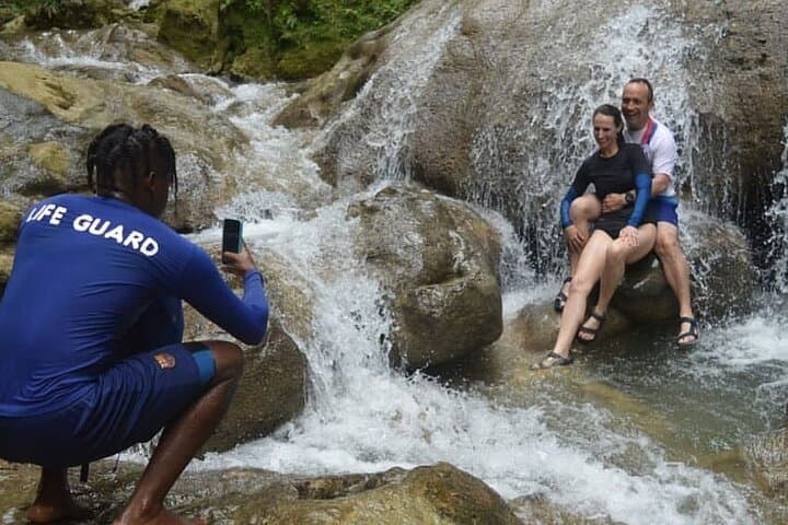 Blue Hole Adventure Tour: Swim, Dive & Rope Swing at Ocho Rios' Secret Falls photo 2