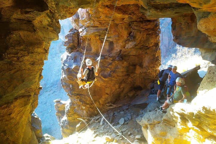 Gran Canaria Via Ferrata Adventure: High Bridge, Caves & Giant Swing