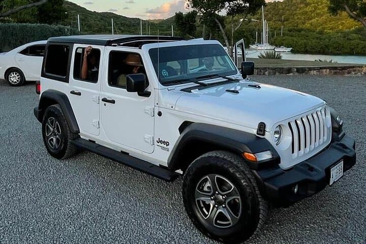 SoCoHo Luxe Private Jeep Wrangler Tour of Antigua — Long Bay, Water Caves & Cultural Stops photo 2