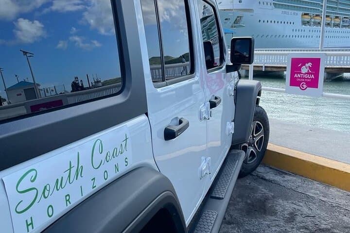 SoCoHo Luxe Private Jeep Wrangler Tour of Antigua — Long Bay, Water Caves & Cultural Stops photo 4