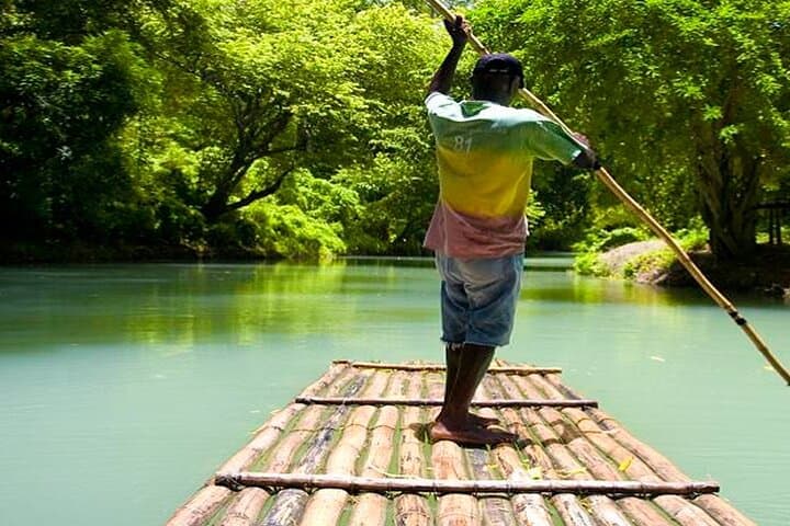 Montego Bay Rafting, Limestone Massage & Catamaran Cruise — Full-Day Combo