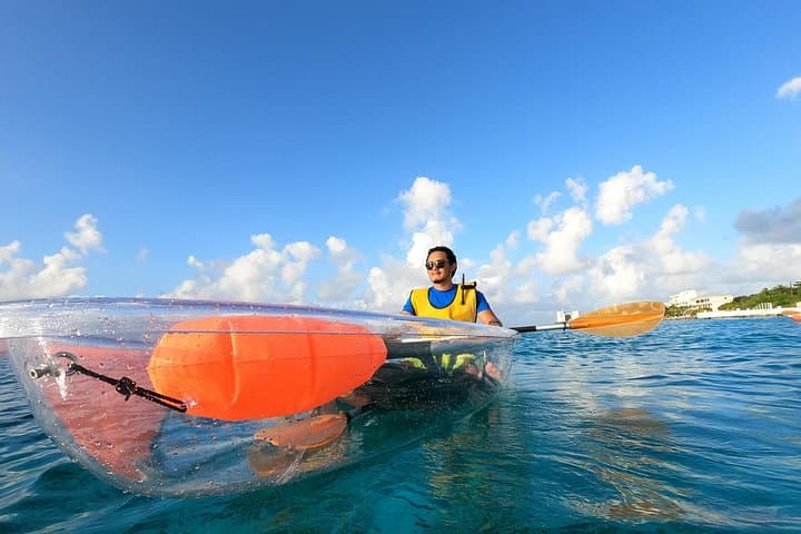 Cozumel Clear Kayaking & Sea Scooters: Glass-Bottom Paddling and Power Snorkel photo 2