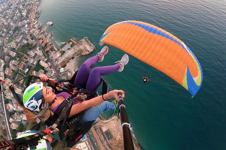 Paragliding Over Jounieh: Harissa Flights Above the Mediterranean