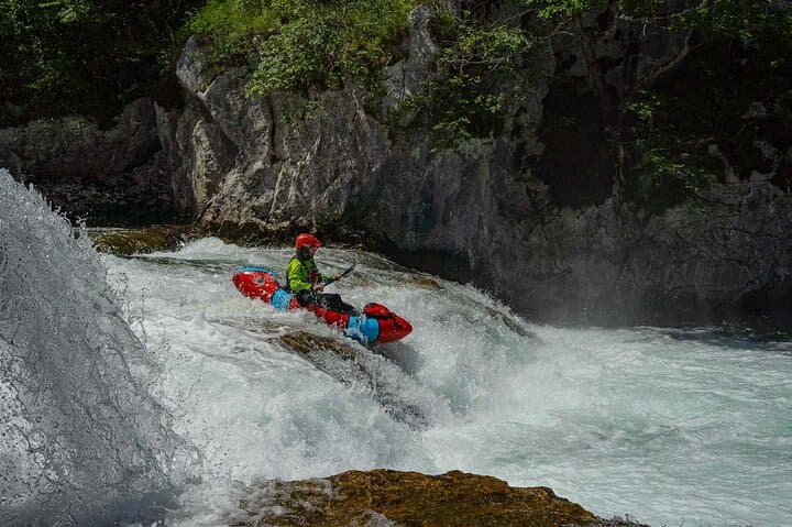 Packrafting the Upper Mrežnica River: Plitvice-Area Rapids, Waterfalls & Travertine Pools photo 4