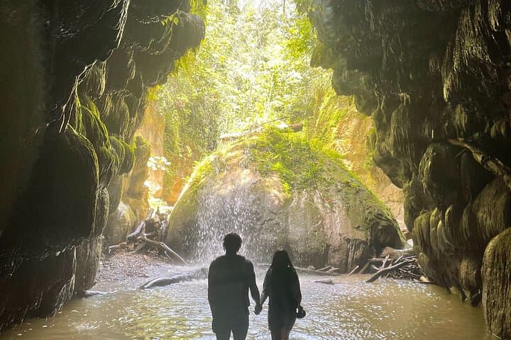 Charco Azul Cave, Waterfall & River Adventure from San Juan