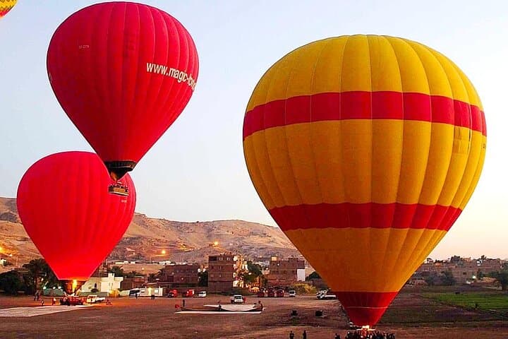 Luxor Hot Air Balloon Sunrise Ride — VIP Balloon Tour Over Ancient Temples photo 4