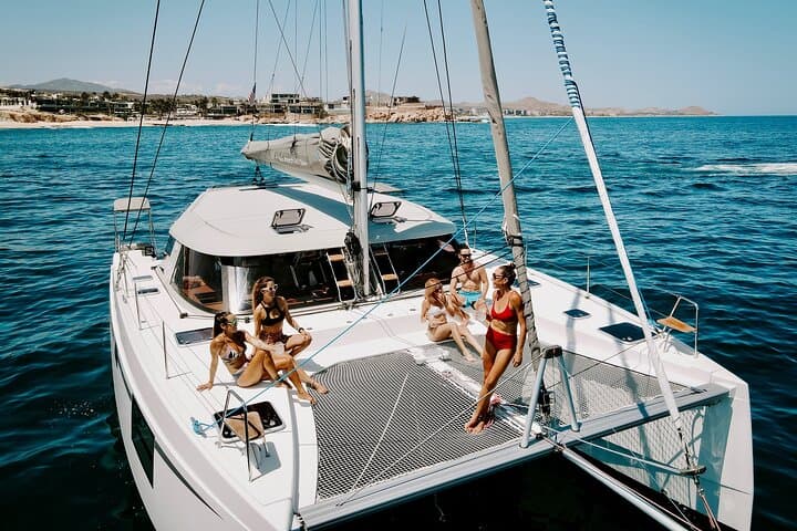 Private Catamaran Cabo: Whale Watching, Snorkel & Sunset Cruises photo 2