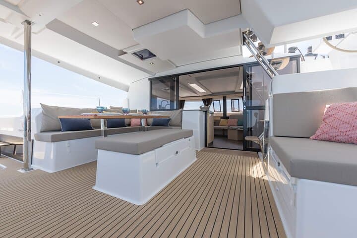 Private Luxury Catamaran Cruise from Mykonos to Rhenia — 5-Hour Charter photo 5