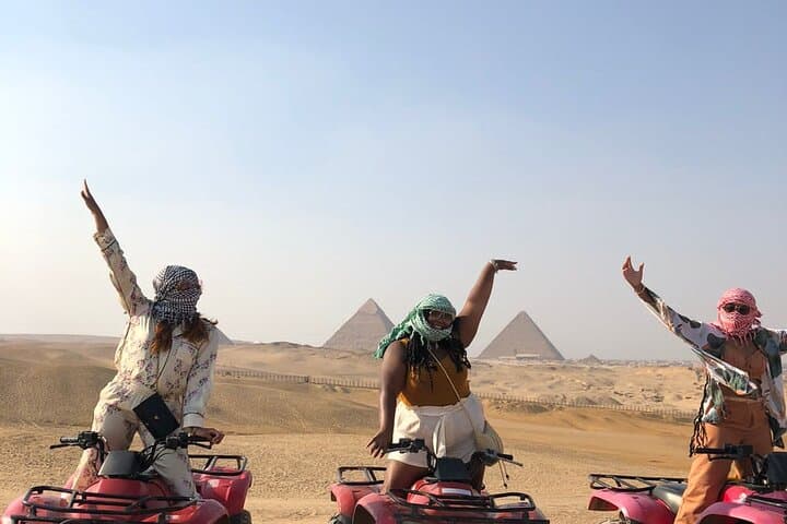 Giza Pyramids Private Excursion: Camel Ride & ATV Quad-Bike Adventure photo 3