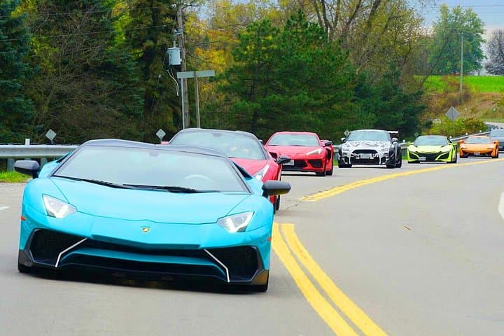 Drive Six Supercars Through Halton Hills: 6-Hour Exotic Car Tour from Hamilton
