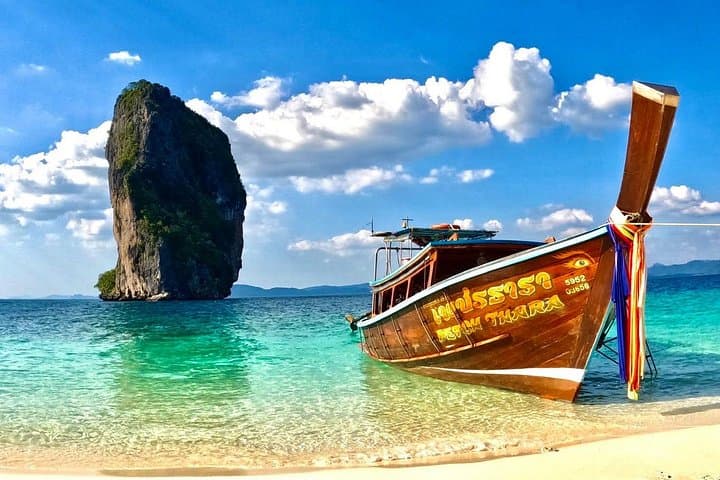 4-Islands Longtail Snorkel Tour from Ao Nang — Poda, Chicken, Tup & Phra Nang photo 1