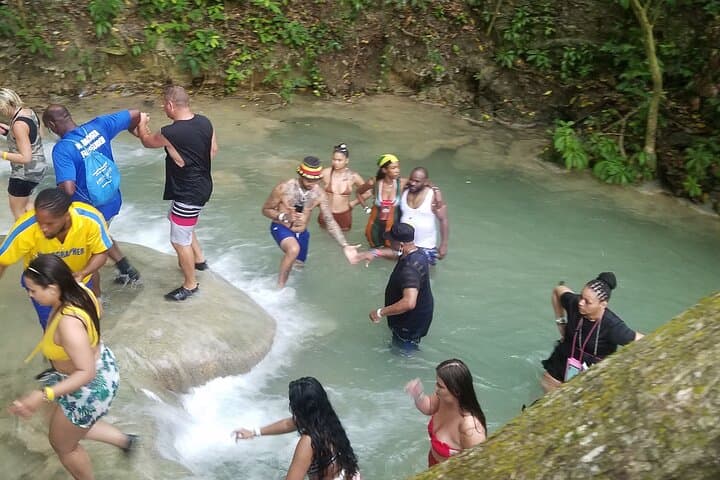 Blue Hole & Dunn's River: Hike, Cliff Jump and Tarzan Swing from Ocho Rios photo 3